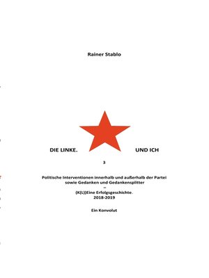 cover image of Die Linke. Und ich 3